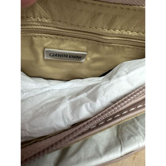Giani Bernini Giani Bernini Nappa Flap Crossbody Rose Pink NWTs Small $79 - Picture 7 of 9